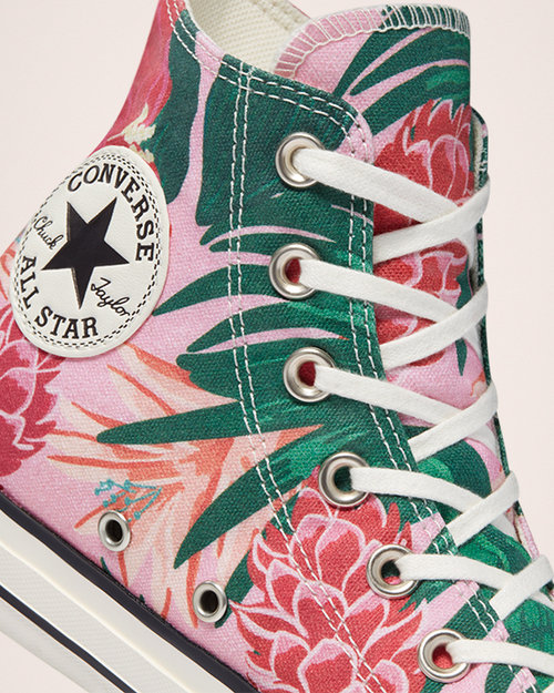 jungle sin pink color zoom in the logo