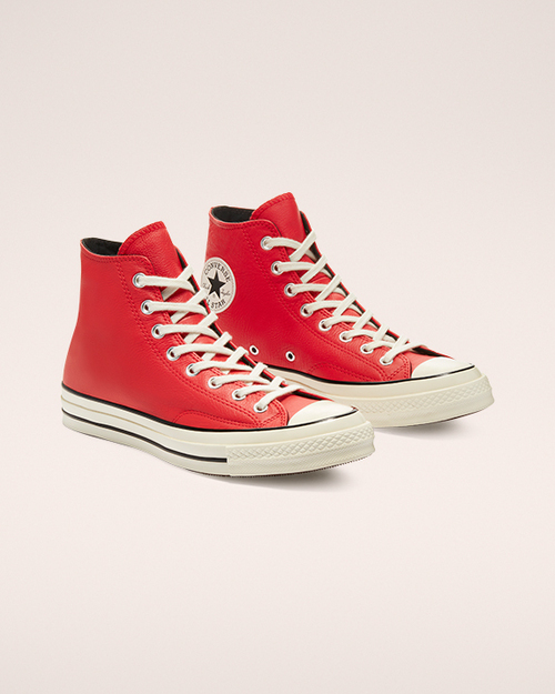 leather red color diagonal